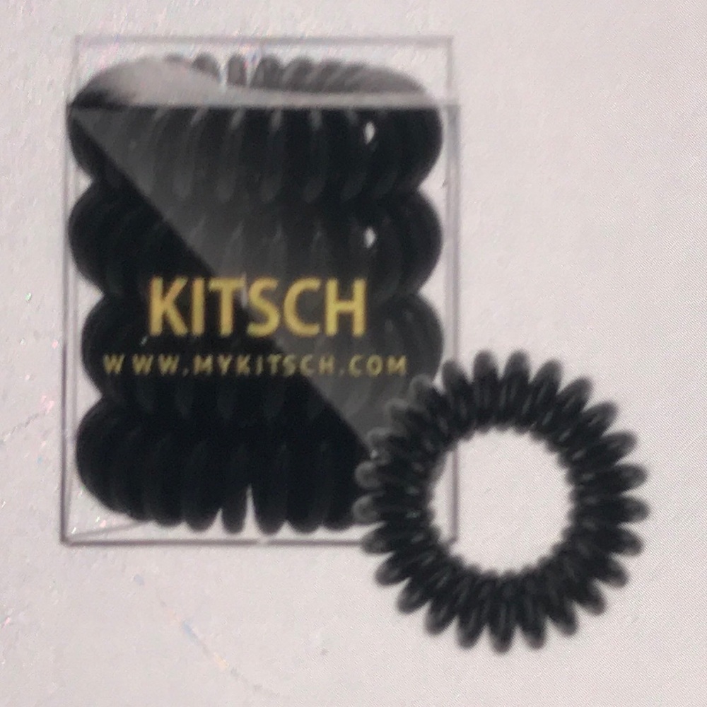 Kitsch Hair Coils 4 pc BLACK NEW 💫
